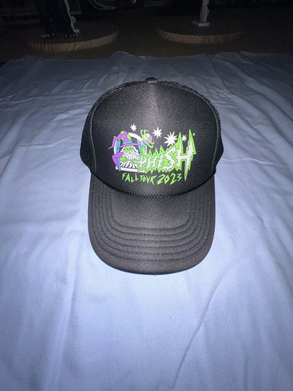 Phish Fall Tour 2023 Wizard Graphic Trucker Snapback Hat by Otto